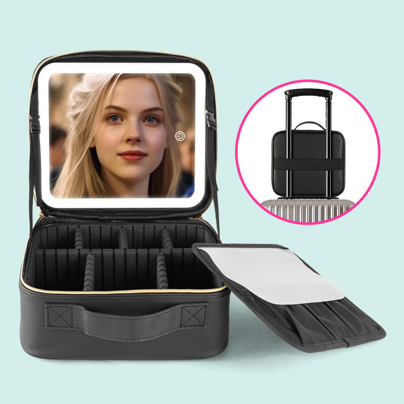 Health & Beauty - Makeup Case With Light Black