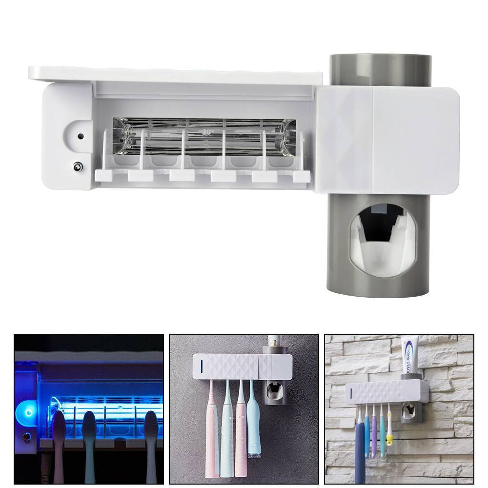 Electronic - Utility - UV Lamp Sterilizer Toothbrush Holder Bathroom Automatic