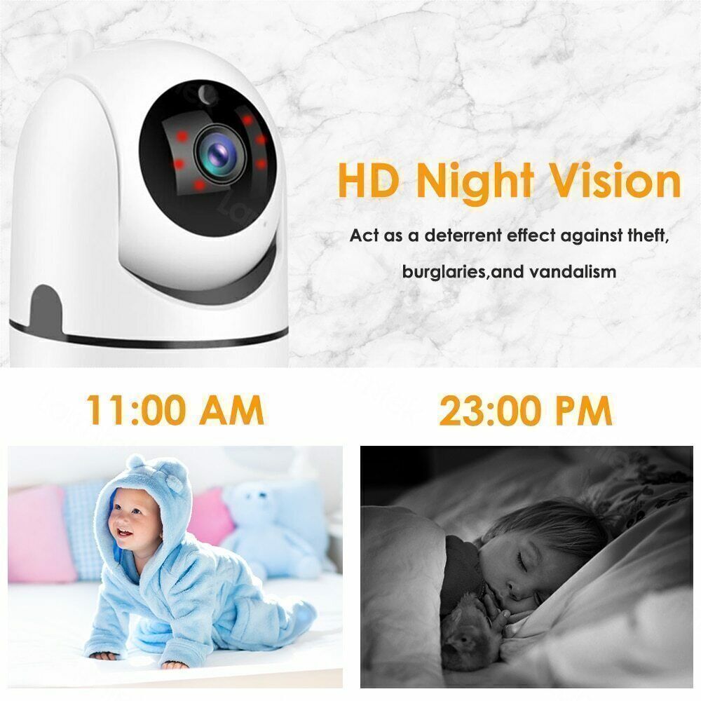Electronic - Home - UK 1080P IP WIFI Outdoor CCTV HD PTZ Smart Home Security IR Camera