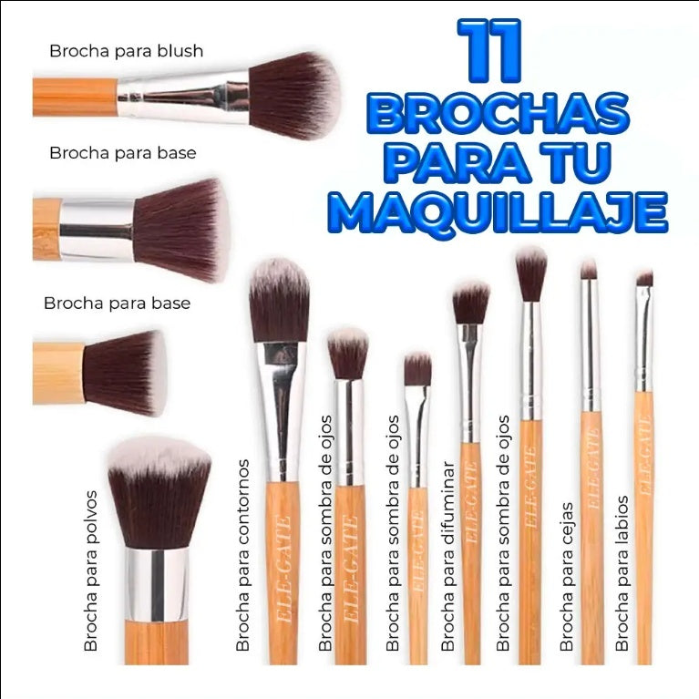 Health & Beauty - Organic And Eco-Friendly Makeup Brushes - High Quality Professional Kit