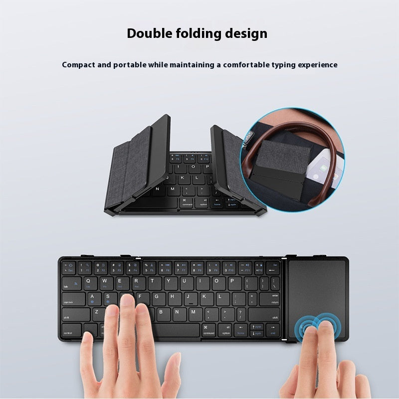 Electronic - Office - Portable Folding Bluetooth Keyboard for Tablets