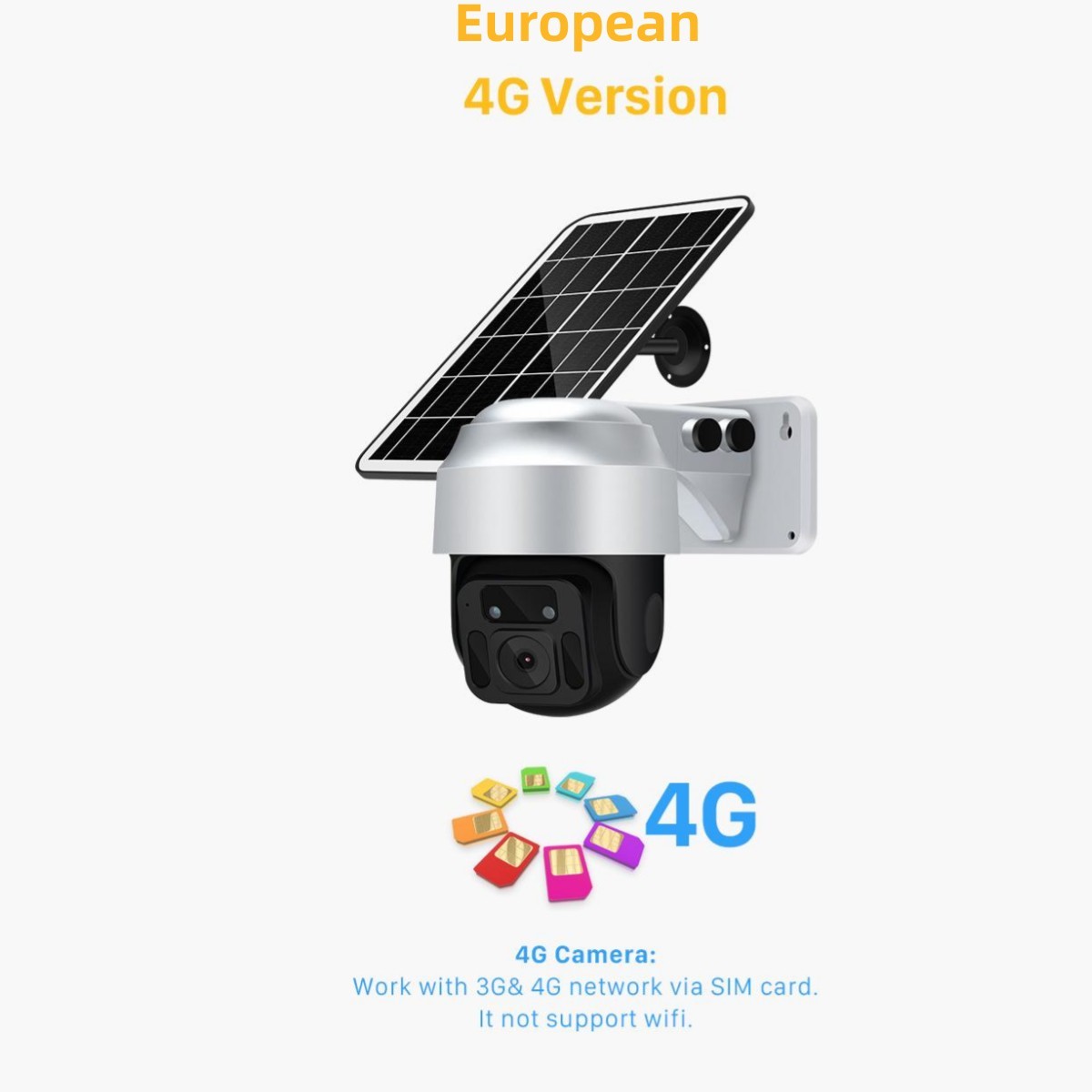 Electronic - Home - Solar Powered Wireless WiFi Surveillance Camera