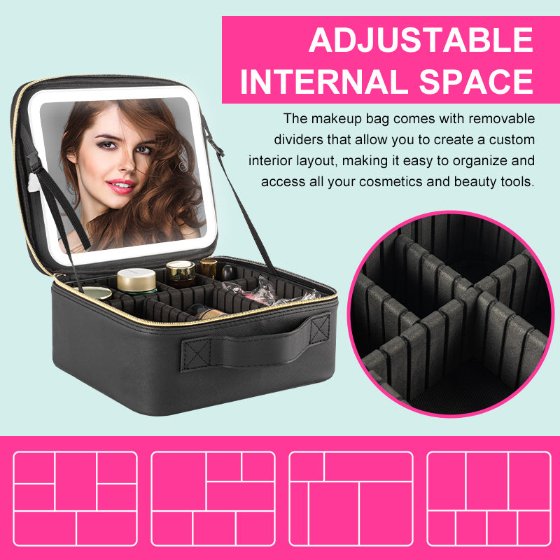 Health & Beauty - Makeup Case With Light Black