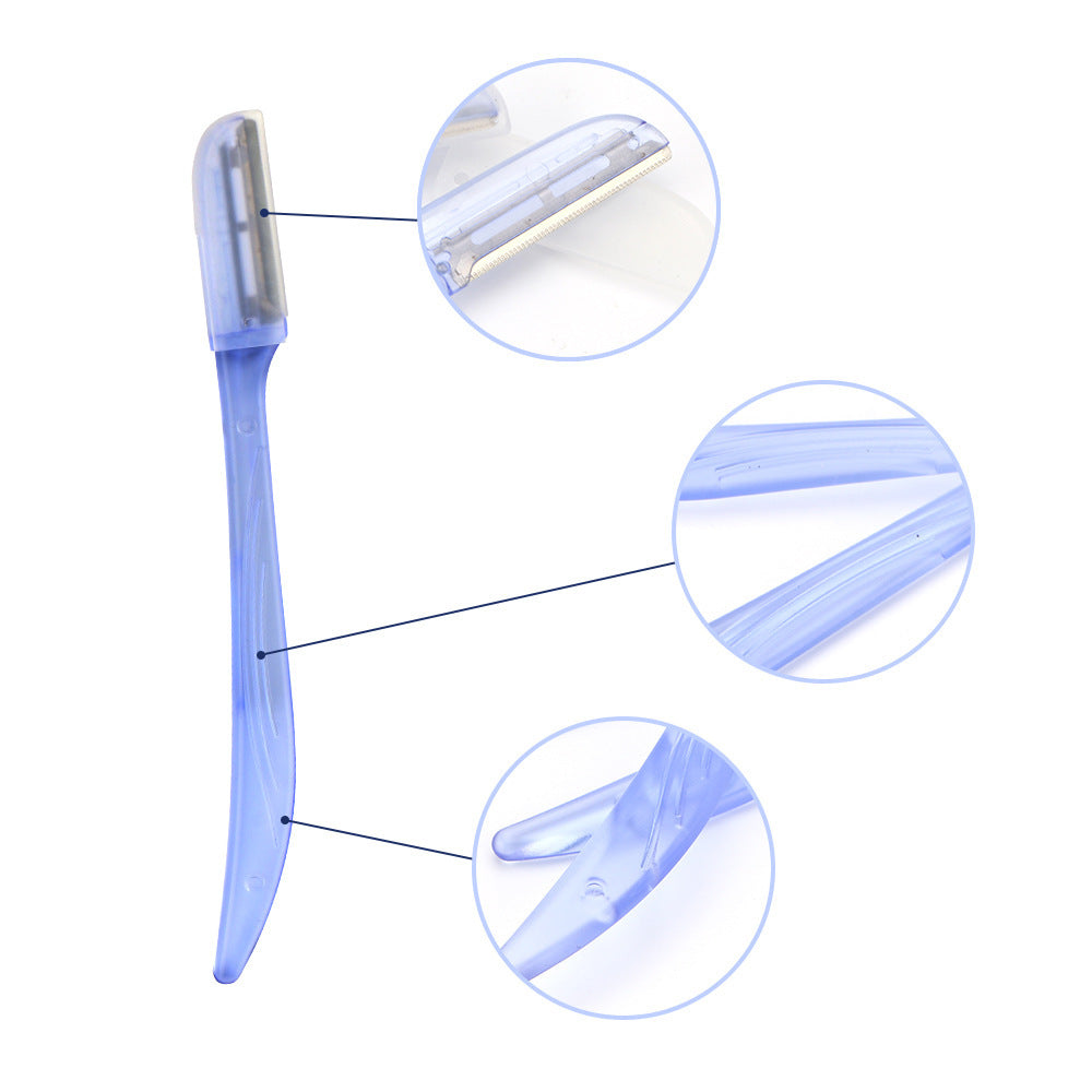 Health & Beauty - Stainless Steel Macro Eyebrow Trimmer 3pk