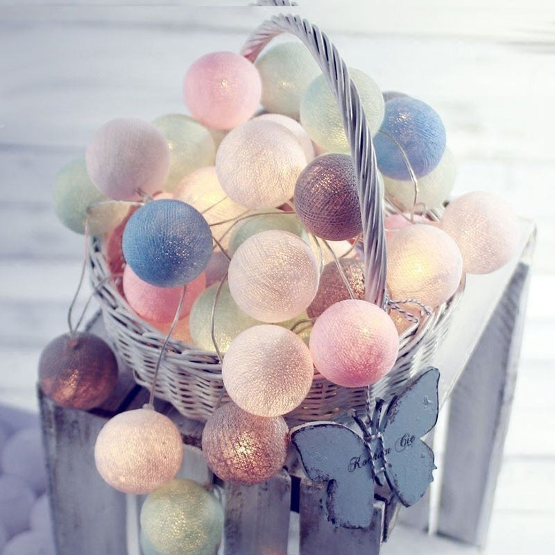 Electronic - Home - LED cotton ball lights
