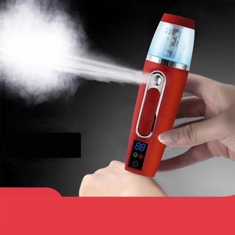 Health & Beauty - Negative Ion Spray Portable Rechargeable Face Steamer