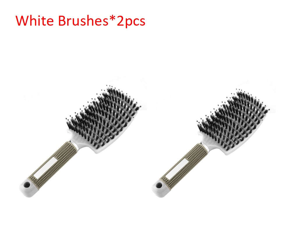 Health & Beauty - Hairbrush Anti Knot Brushy Haarborstel Women Detangler Hair Brush