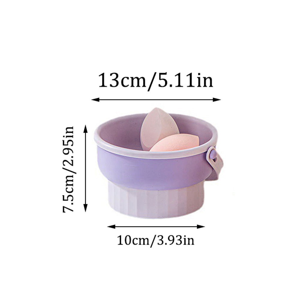 Health & Beauty - Makeup Brush Silicone Cleaning Bowl Drying Shelf