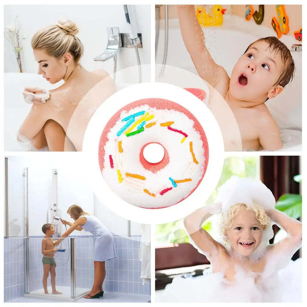Health & Beauty - Explosion Aromatherapy Dried Flower Bath Bomb Donut