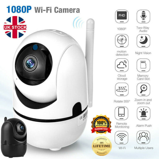 Electronic - Home - UK 1080P IP WIFI Outdoor CCTV HD PTZ Smart Home Security IR Camera