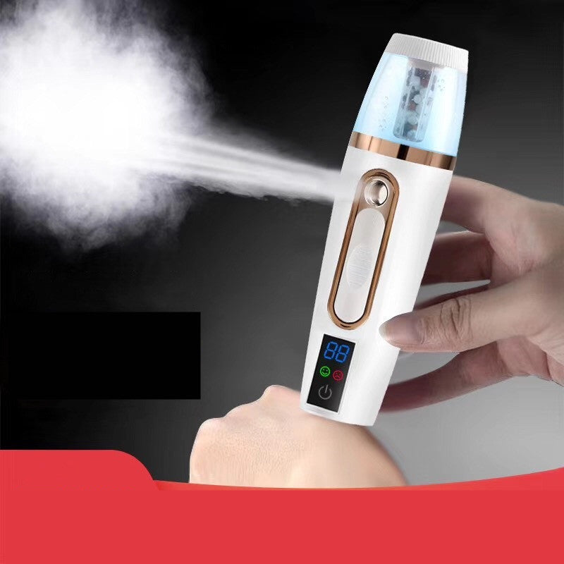Health & Beauty - Negative Ion Spray Portable Rechargeable Face Steamer