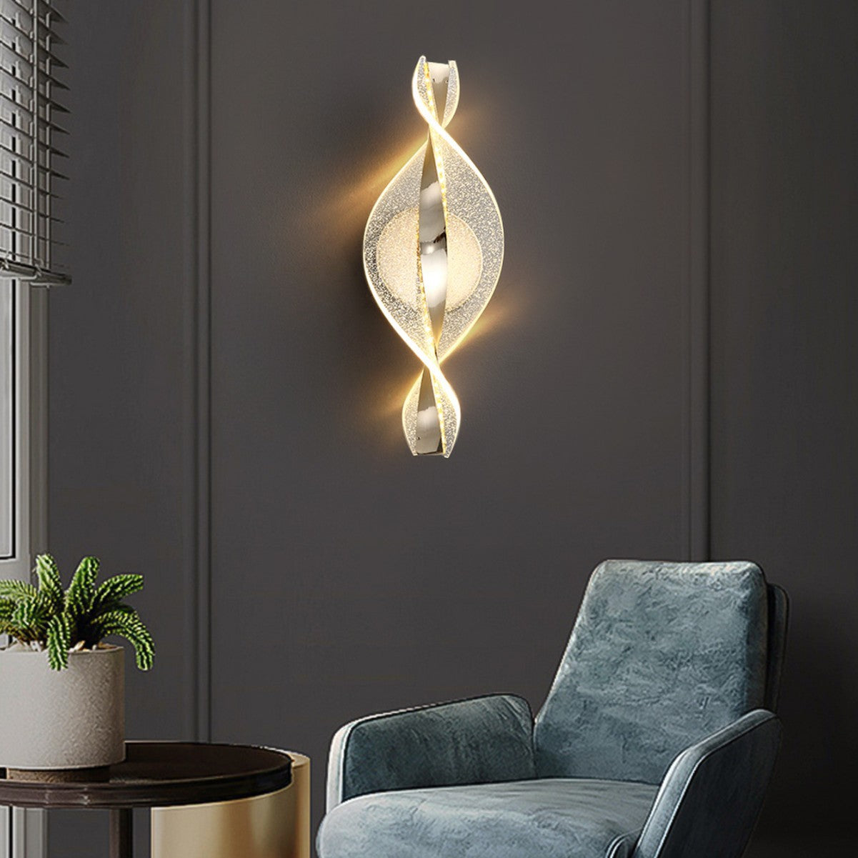 Electronic - Home - Golden Decoration Aluminum Wall Lamp Snowflake LED Corridor Lights