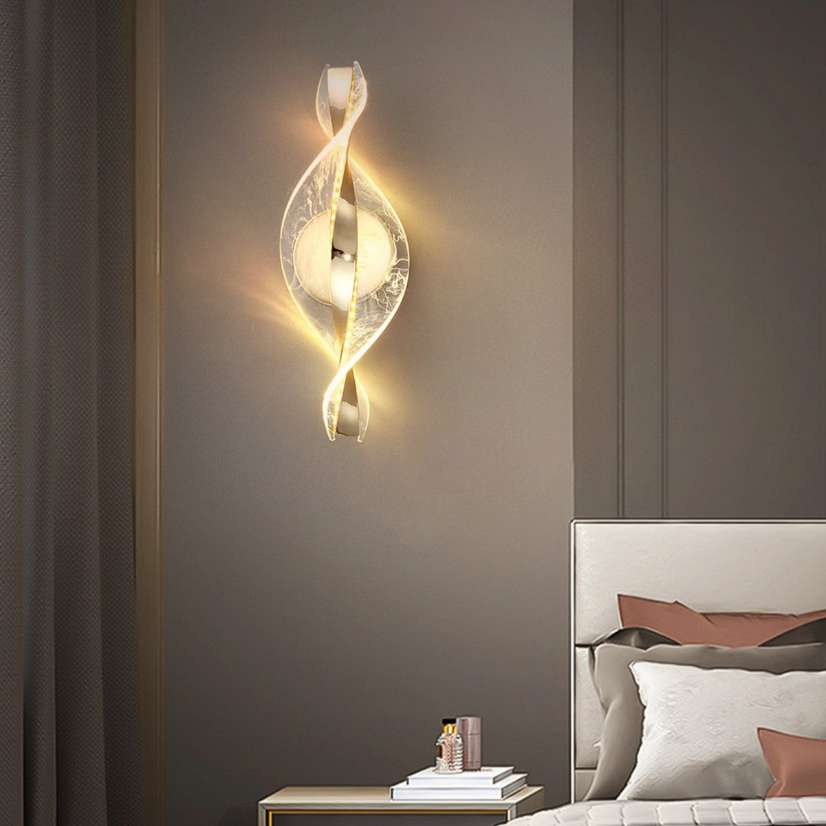 Electronic - Home - Golden Decoration Aluminum Wall Lamp Snowflake LED Corridor Lights