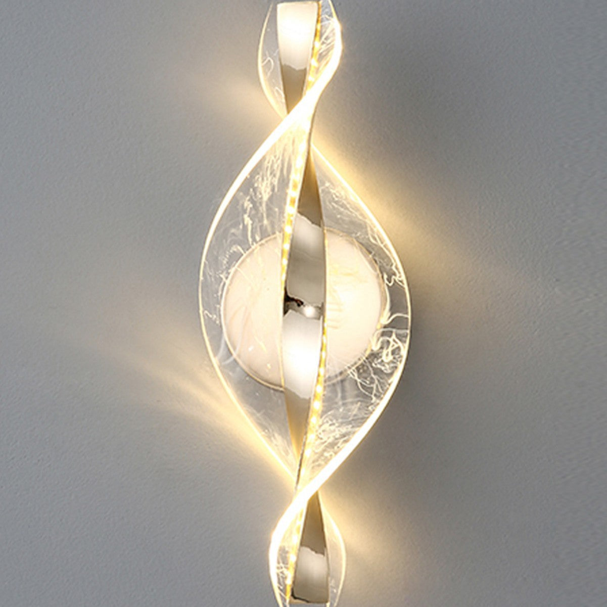 Electronic - Home - Golden Decoration Aluminum Wall Lamp Snowflake LED Corridor Lights