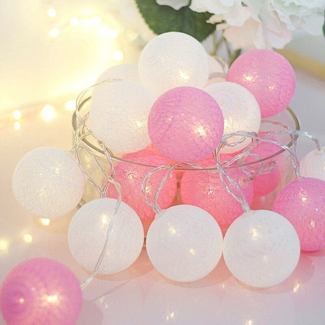 Electronic - Home - LED cotton ball lights