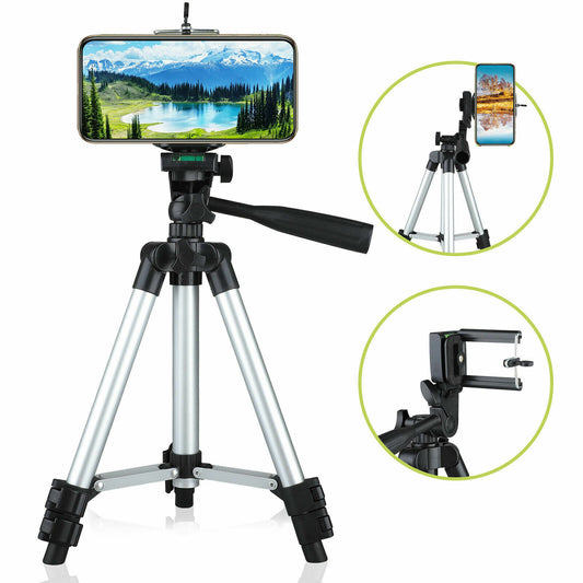 Electronic - Phone - Professional Camera Tripod Stand Holder Mount For Cell Phone