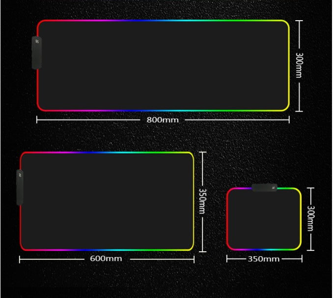 Electronic - Office - RGB Mouse Pad Luminous LED