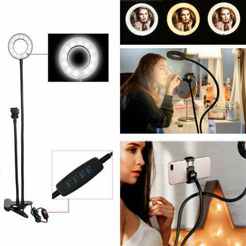 Electronic - Phone - Ring Light Dimmable Phone Selfie Tripod Stand