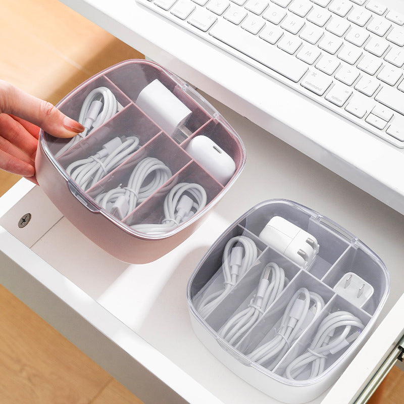 Electronic - Phone - Charging Cable Storage Cable Management Box