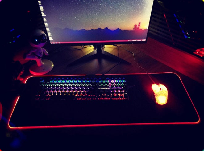Electronic - Office - RGB Mouse Pad Luminous LED