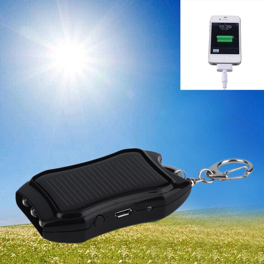 Electronic - Travel - Solar Mobile Phone Power Bank  Flashlight & Keychain
