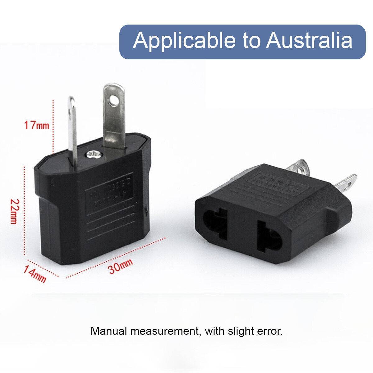 Electronic - Travel - 2x US Travel Adapter To Australia AC Power Plug