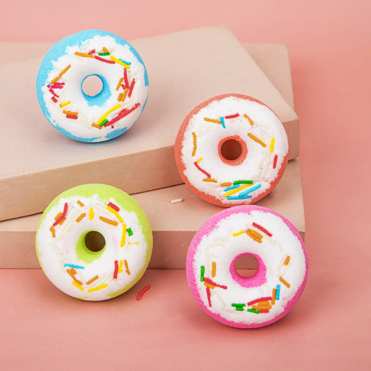 Health & Beauty - Explosion Aromatherapy Dried Flower Bath Bomb Donut