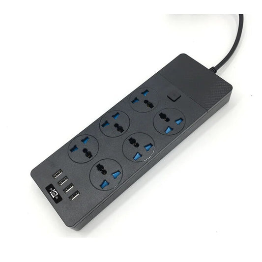Electronic - Office - T12 Power Strip Multifunctional High Power 3000W US Plug Smart Adapter With 4 USB Port