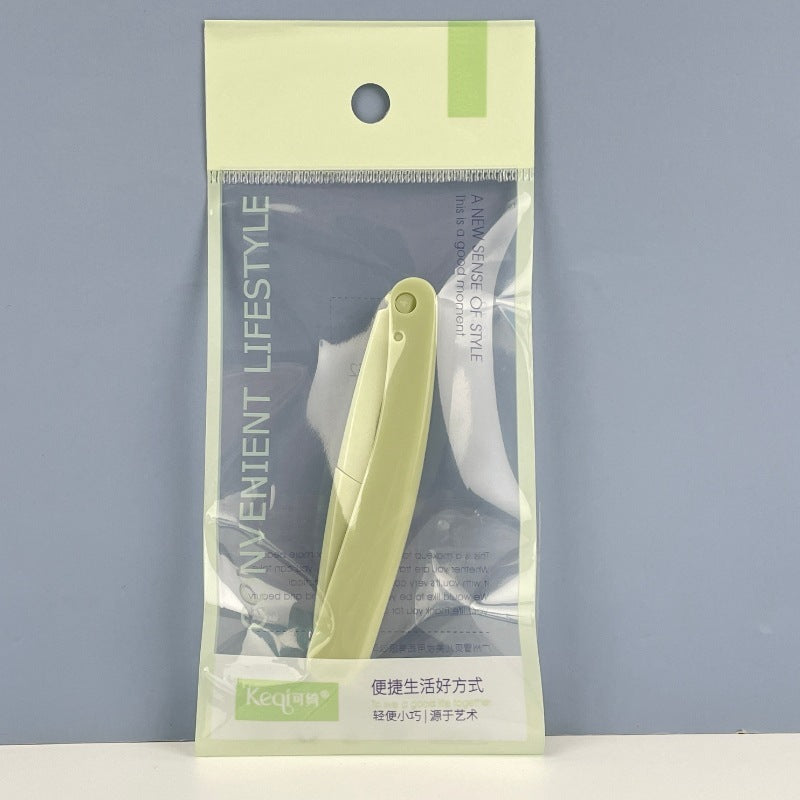 Health & Beauty - Stainless Steel Eyebrow Trimmer Folding Eyebrow Scraper 3pk