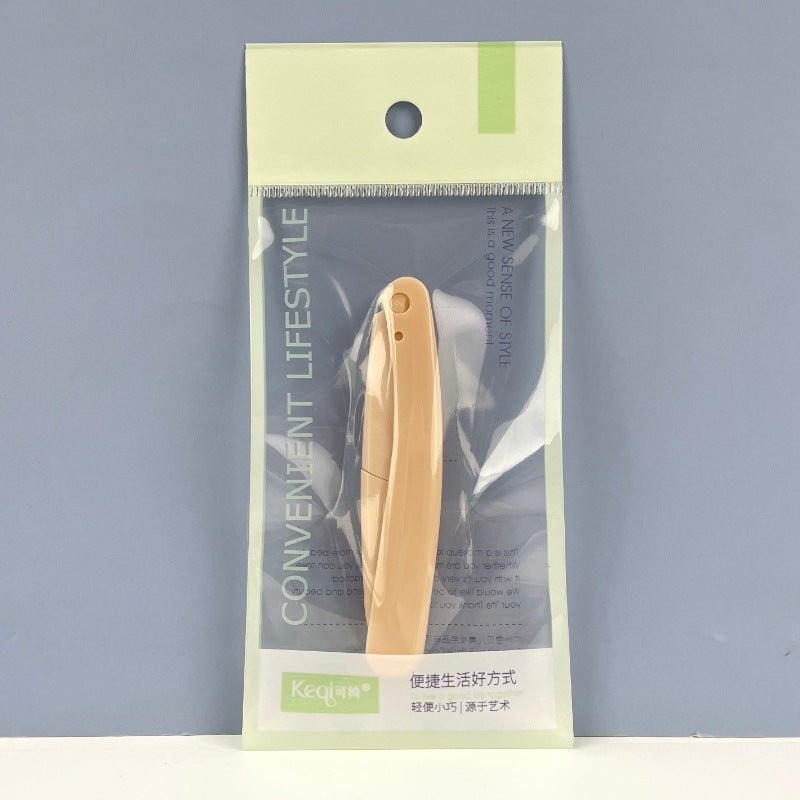 Health & Beauty - Stainless Steel Eyebrow Trimmer Folding Eyebrow Scraper 3pk