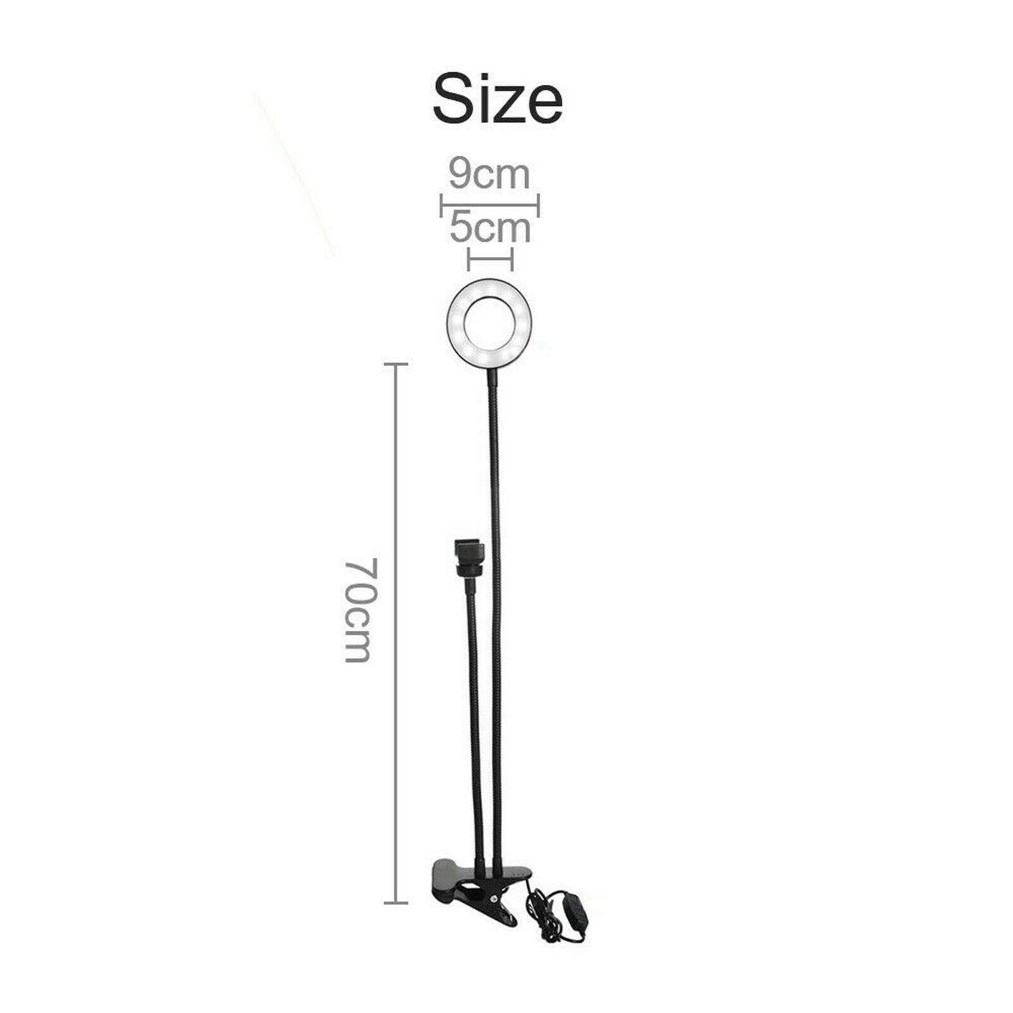 Electronic - Phone - Ring Light Dimmable Phone Selfie Tripod Stand