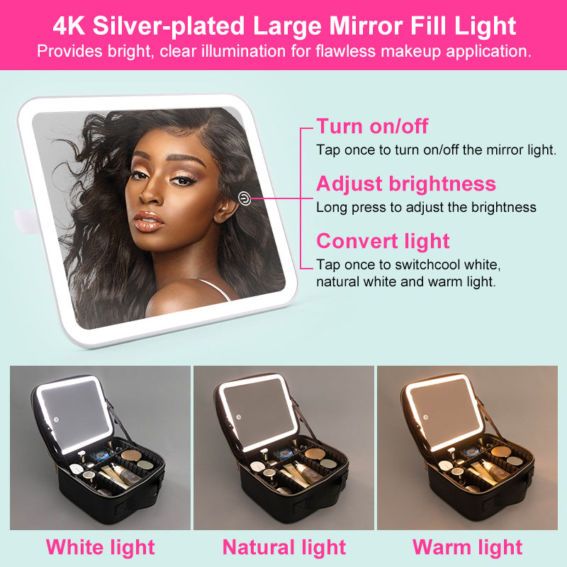 Health & Beauty - Makeup Case With Light Black