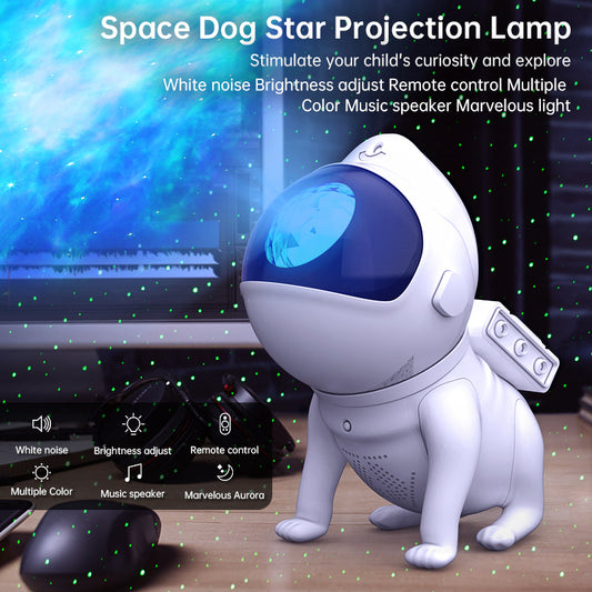 Electronic - Home - Space Dog Star Light Bluetooth Version - White Beauty