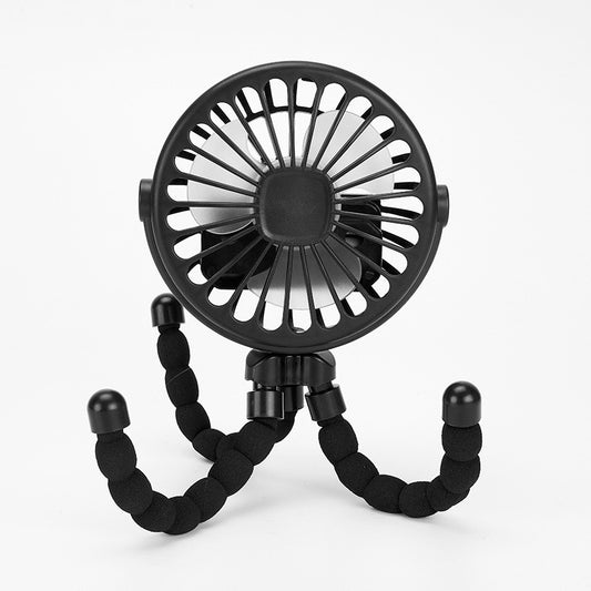 Electronic - Home - New Portable USB Mini Fan Octopus Adjustable Fan With Light